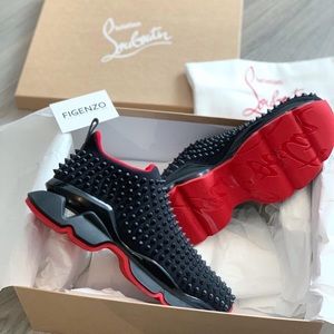Louboutin Red Bottom Spike Sneaker